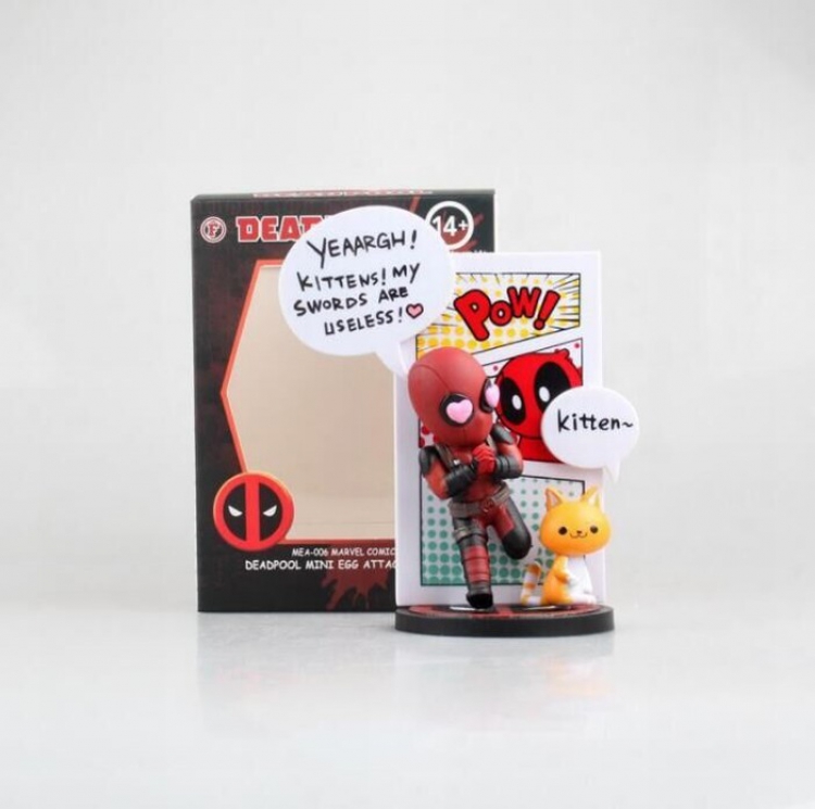 Deadpool F style Boxed Figure Decoration 14CM a box of 72