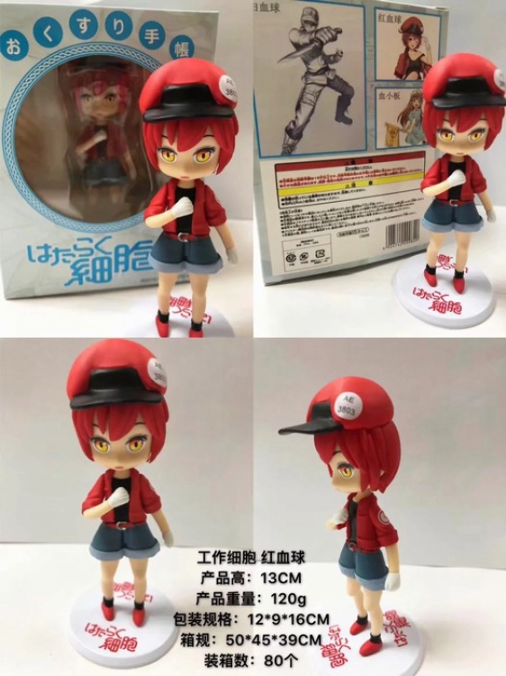 Working cell Erythrocyte Standing Boxed Figure Decoration 13CM 120G a box of 80