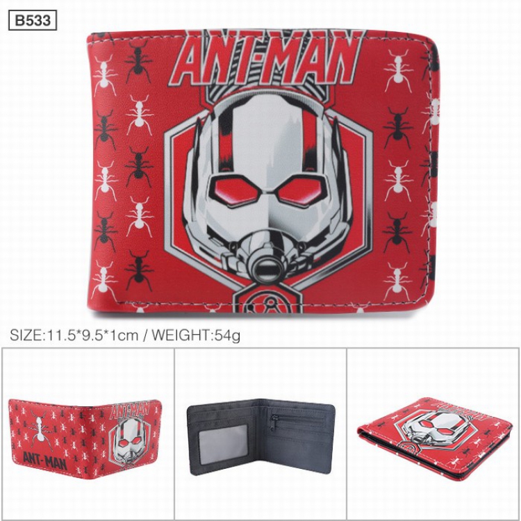 Ant-Man Twill Fold Short paragraph Wallet Purse style B