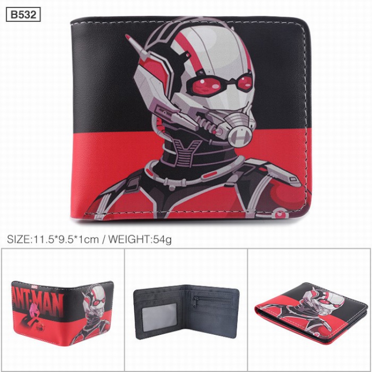 Ant-Man Twill Fold Short paragraph Wallet Purse style A
