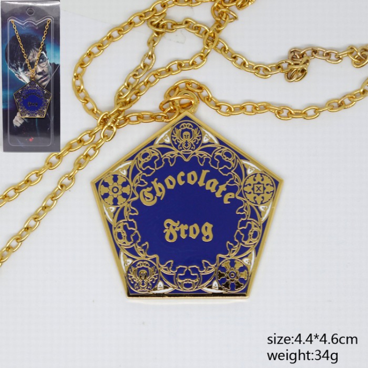 Harry Potter Pentagon Gold Necklace