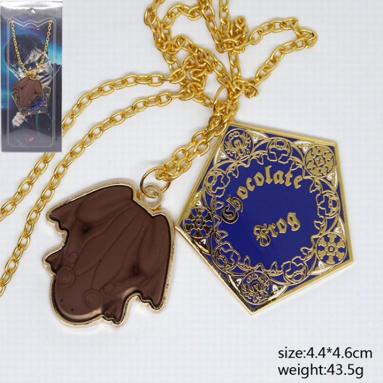 Harry Potter Frog Double card Necklace