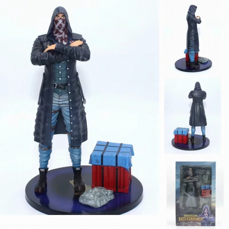 Playerunknowns Batt Black Faith Clothes Boxed Figure Decoration 22CM 0.29KG a box of 48