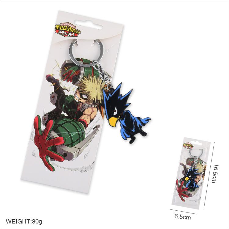 My Hero Academia Black Keychain Pendant A style