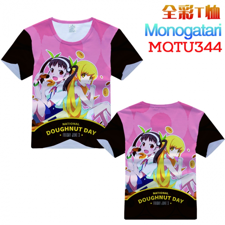 Bakemonogatari Monst Full Color Printing Short sleeve T-shirt S M L XL XXL XXXL MQTU344