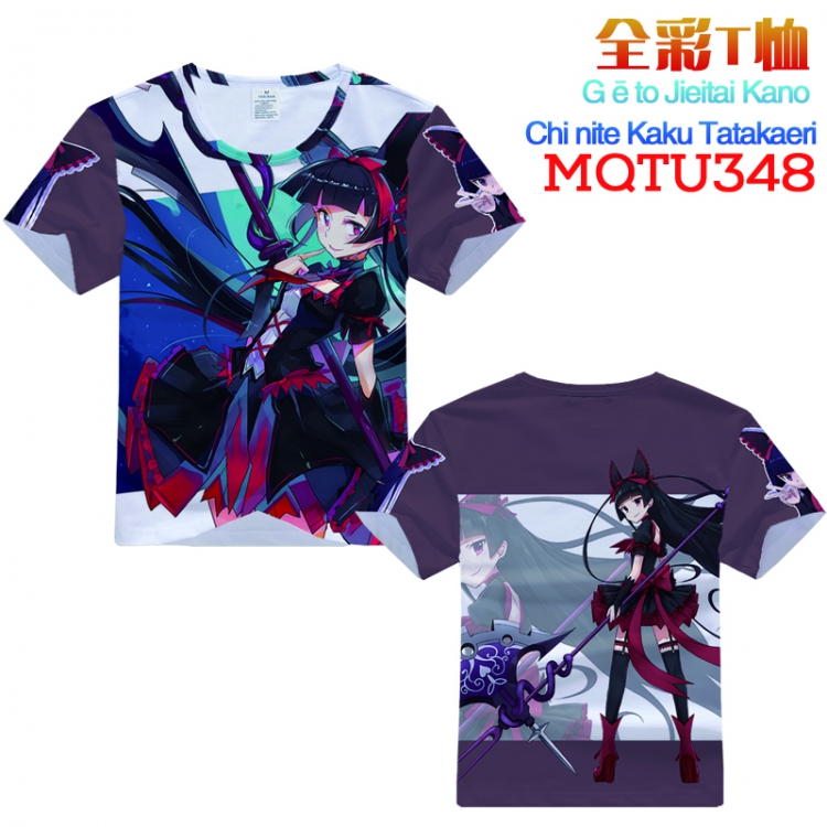 GATE Chinite Kaku Tatakaeri Full Color Printing Short sleeve T-shirt S M L XL XXL XXXL MQTU348
