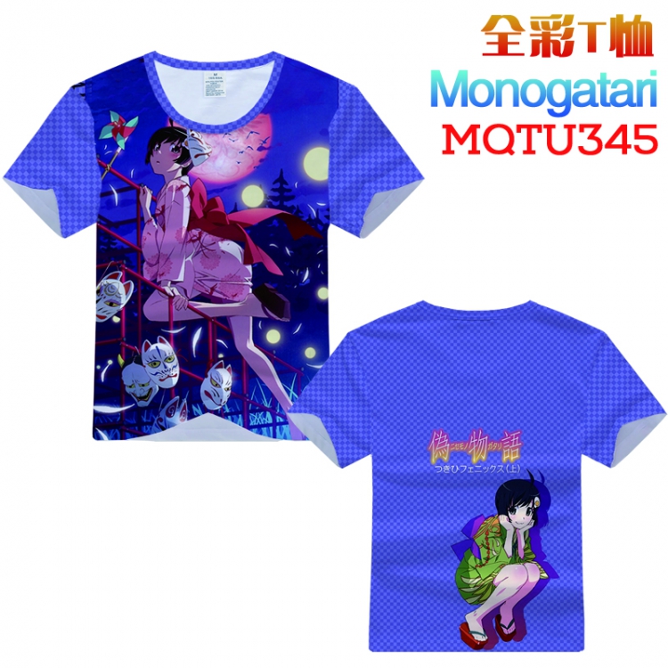 Bakemonogatari Monst Full Color Printing Short sleeve T-shirt S M L XL XXL XXXL MQTU345