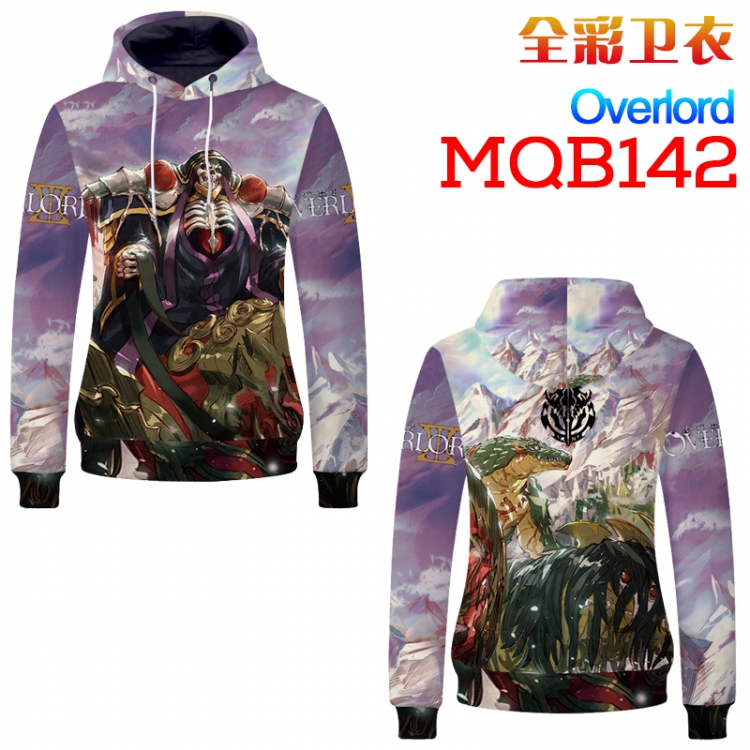 Overlord Full Color Long sleeve Patch pocket Sweatshirt Hoodie M L XL XXL  XXXL MQB142
