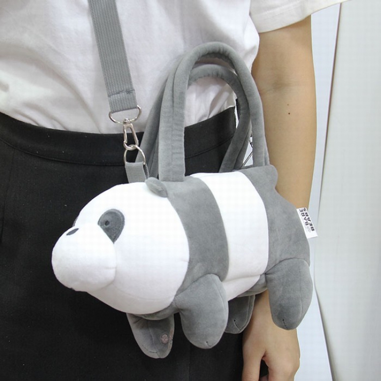 We Bare Bears Panda small Plush wrist bag shoulder bag 23X17CM