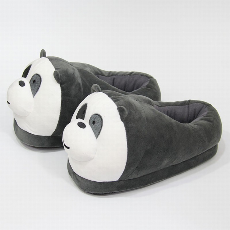 We Bare Bears Panda Plush all-inclusive warm feet shoes 28CM
