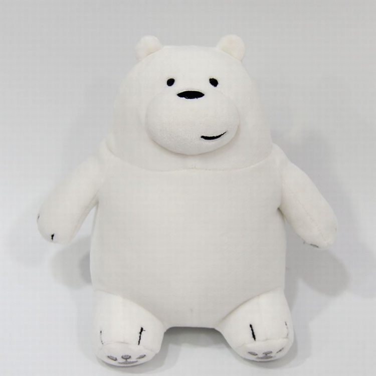 We Bare Bears White bear Sitting position Style C Plush cartoon doll toy 20CM price for 5 pcs