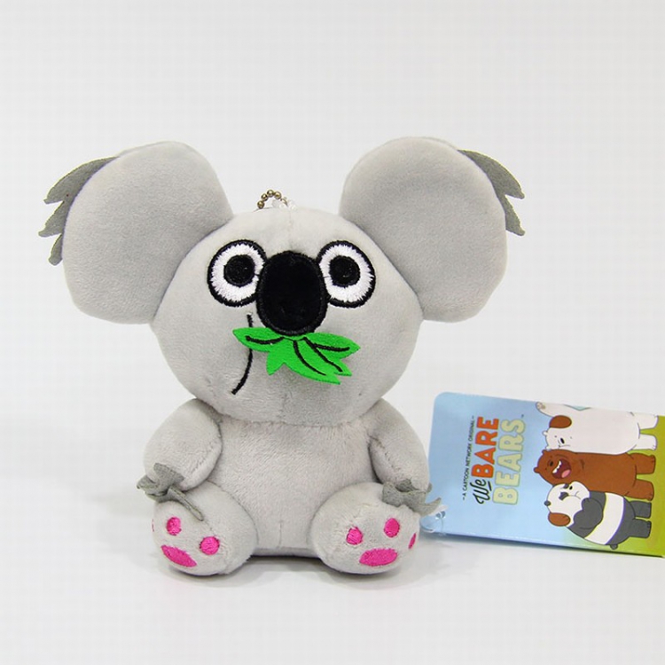 We Bare Bears Koala Plush cartoon doll toy 11CM price for 5 pcs
