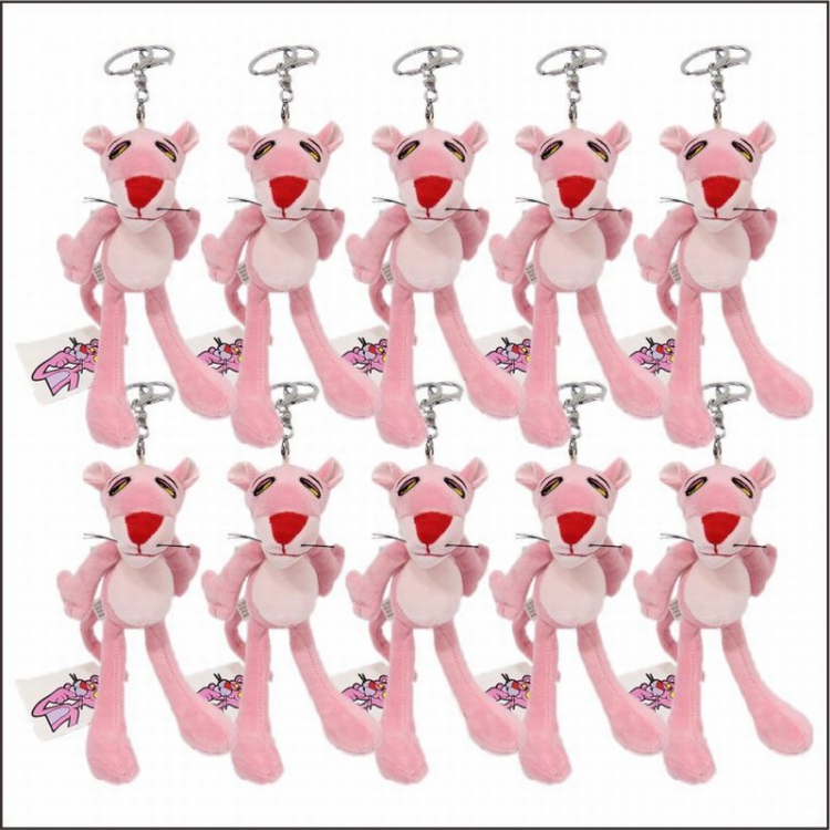 Pink Panther Plush key ring pendant Set of 10 9CM price for 10 pcs
