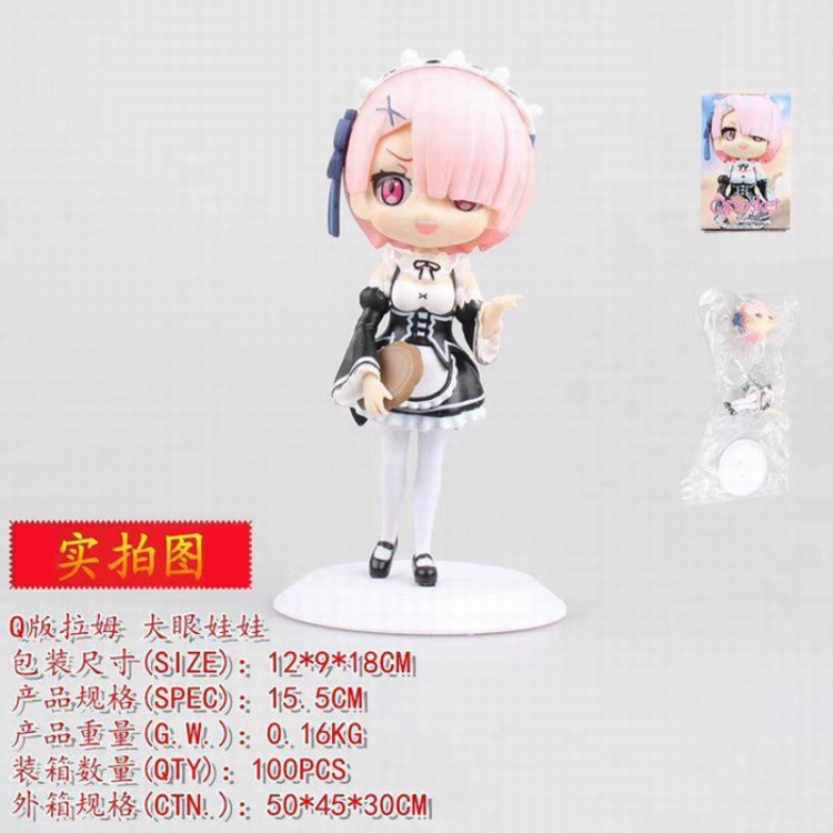 Re:Life in a different world from zero Q version Ram Boxed Figure Decoration 15.5cm a box of 100