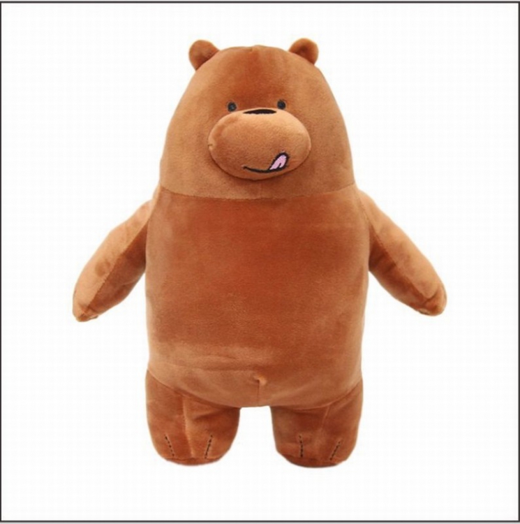 We Bare Bears Brown bear Standing posture Style A Plush toy cartoon doll 30CM