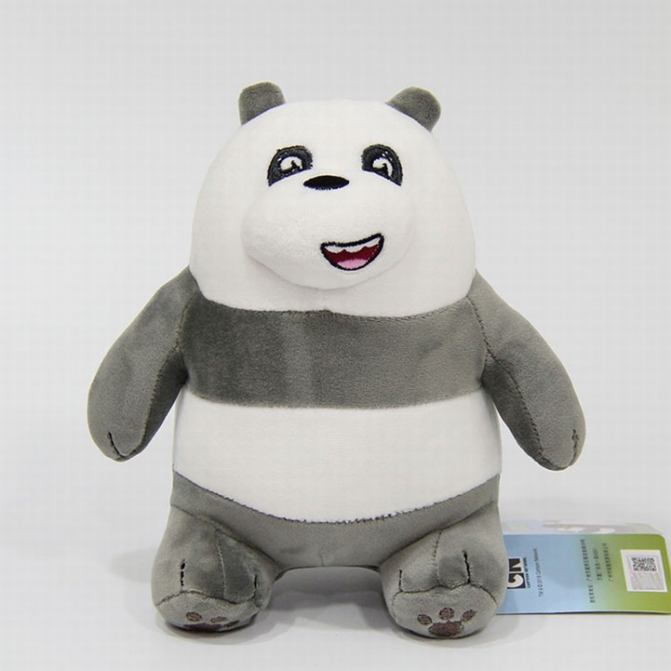 We Bare Bears Panda Sitting position Style A Plush toy cartoon doll 10CM