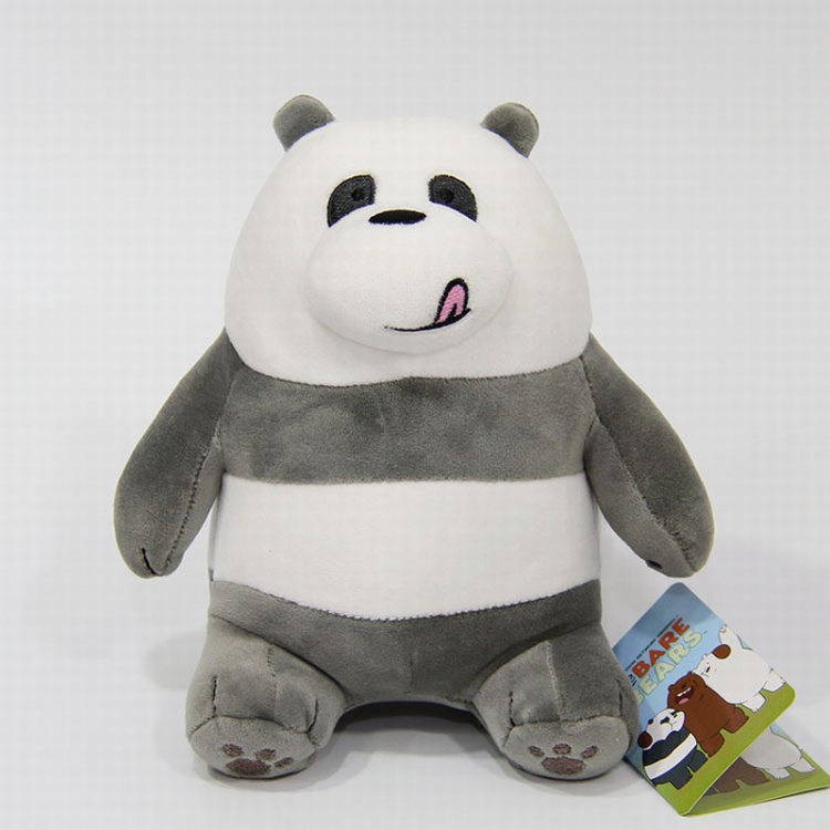 We Bare Bears Panda Sitting position Style C Plush toy cartoon doll 20CM price for 5 pcs