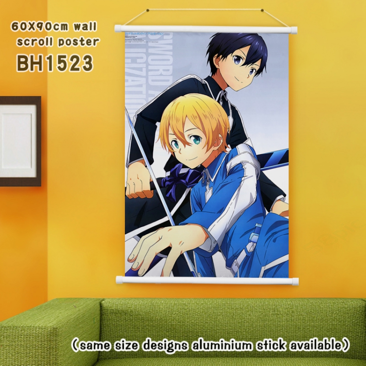 Sword Art Online White plastic rod painting Wall Scroll 60X90CM BH1523