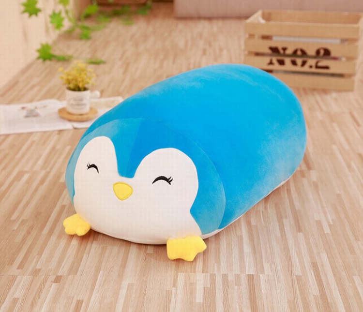 Blue penguin Plush toy cartoon doll cushion pillow 30CM