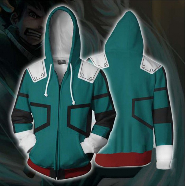 My Hero Academia Zipper long sleeve jacket hip hop sweater S M L XL XXL XXXL XXXXL XXXXXL price for 2 pcs preorder 2days