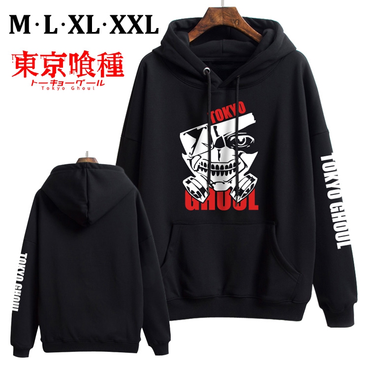Tokyo Ghoul Black Brinting Thick Hooded Sweater M L XL XXL