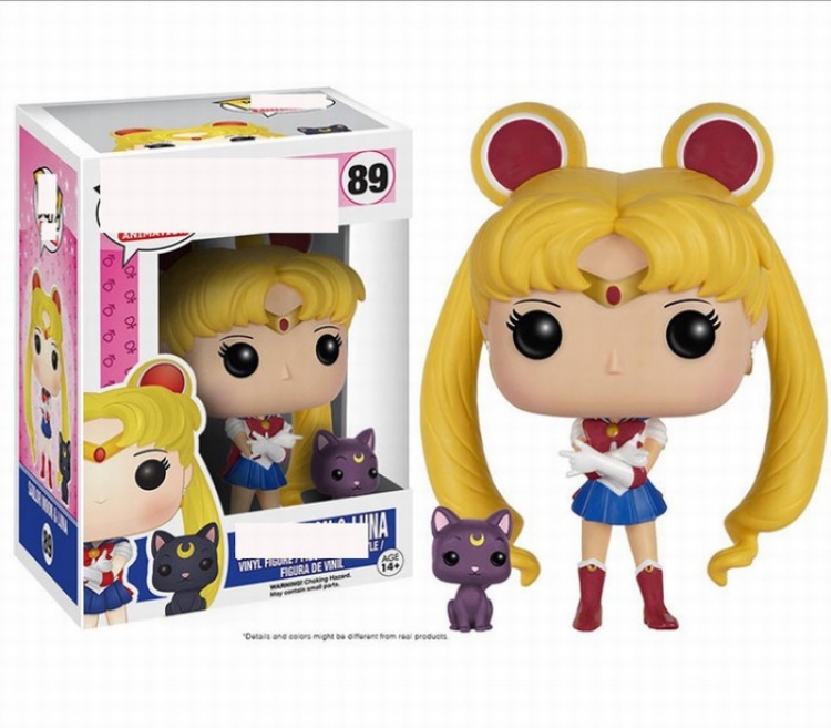 POP 89 Q version Sailormoon Sailor Moon Boxed Figure 10CM