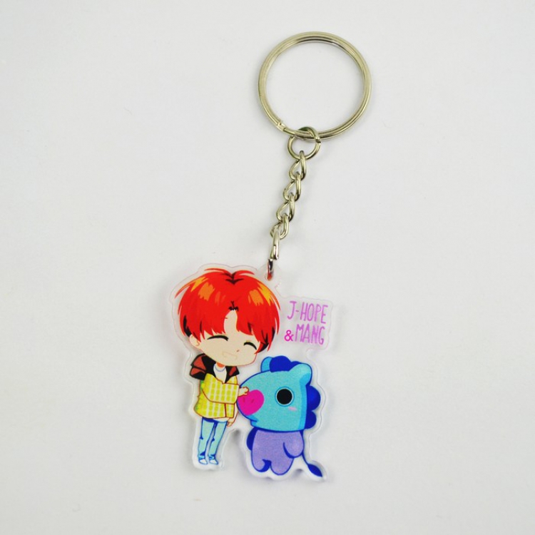 BTS BT21 j-hope Cartoon doll keychain pendant price for 10 pcs