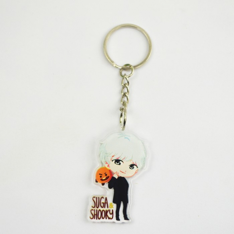 BTS BT21 suga Cartoon doll keychain pendant price for 10 pcs