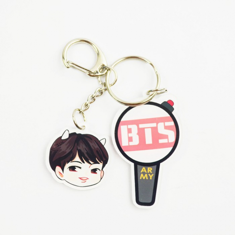 BTS jin Cartoon doll keychain pendant price for 10 pcs