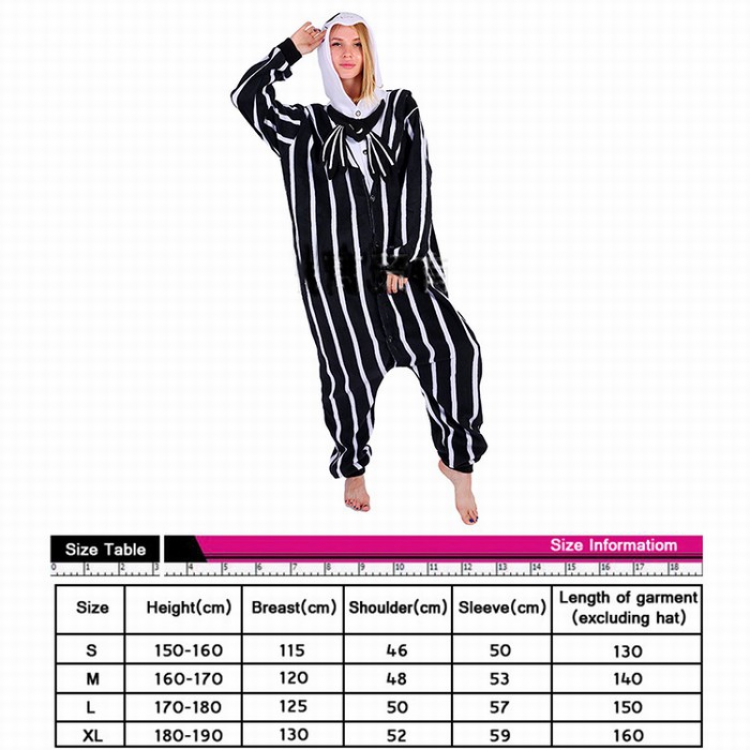 Halloween Jack cosplay One-piece Pajamas S M L XL preorder 3 days price for 3 pcs Style F