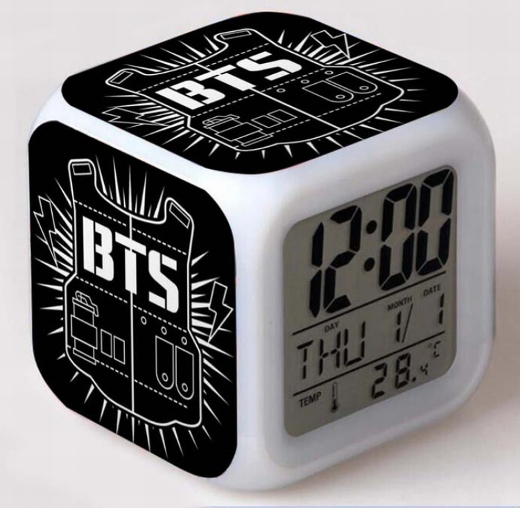 BTS Colorful Mood Discoloration Boxed Alarm clock Style A