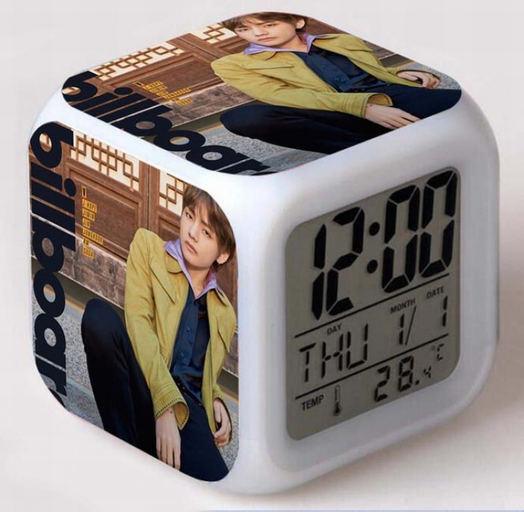 BTS Colorful Mood Discoloration Boxed Alarm clock Style F