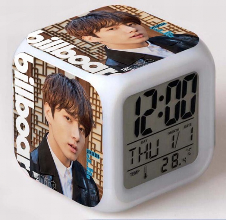BTS Colorful Mood Discoloration Boxed Alarm clock Style G
