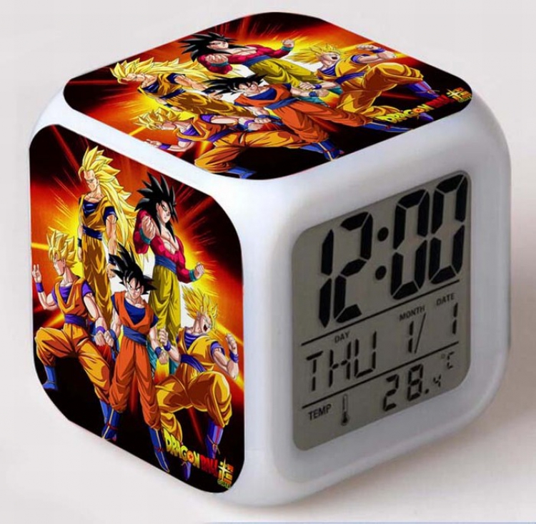 DRAGON BALL Colorful Mood Discoloration Boxed Alarm clock Style B