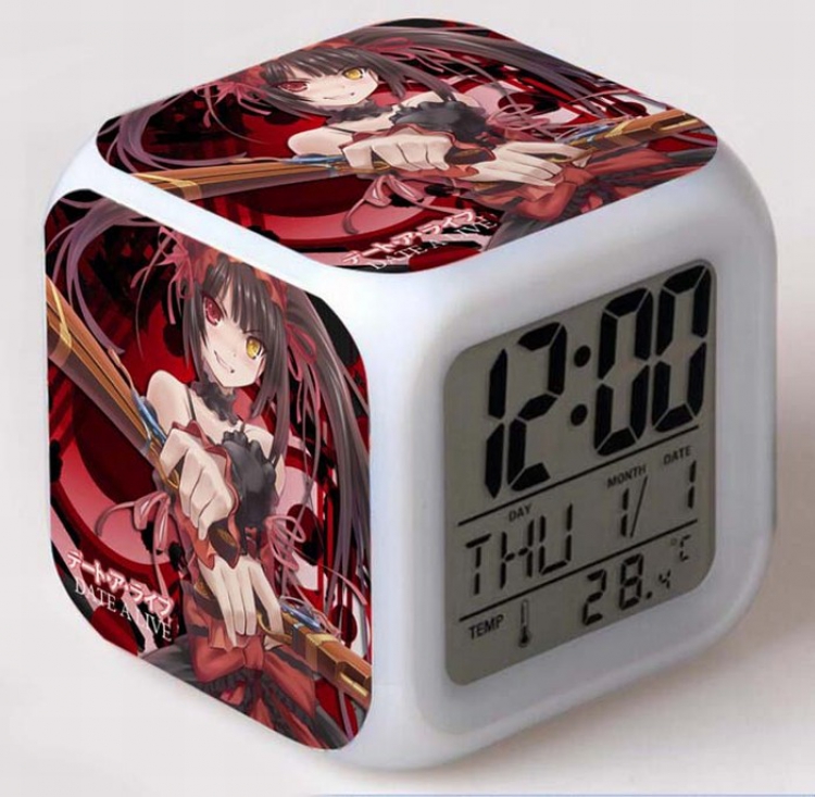 Date-A-Live Colorful Mood Discoloration Boxed Alarm clock Style B