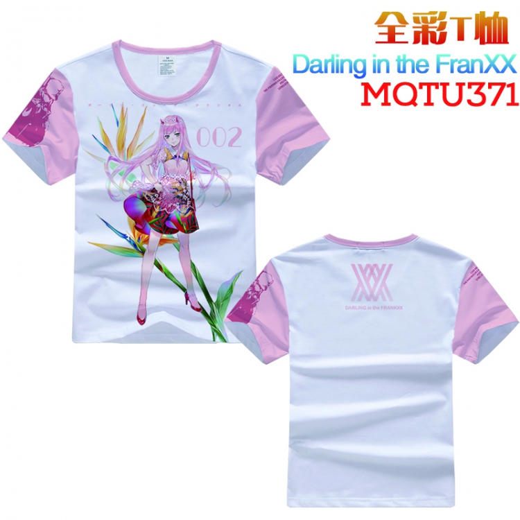 Darling in the Franxx Full color printed short-sleeved T-shirt S M L XL XXL XXXL MQTU371
