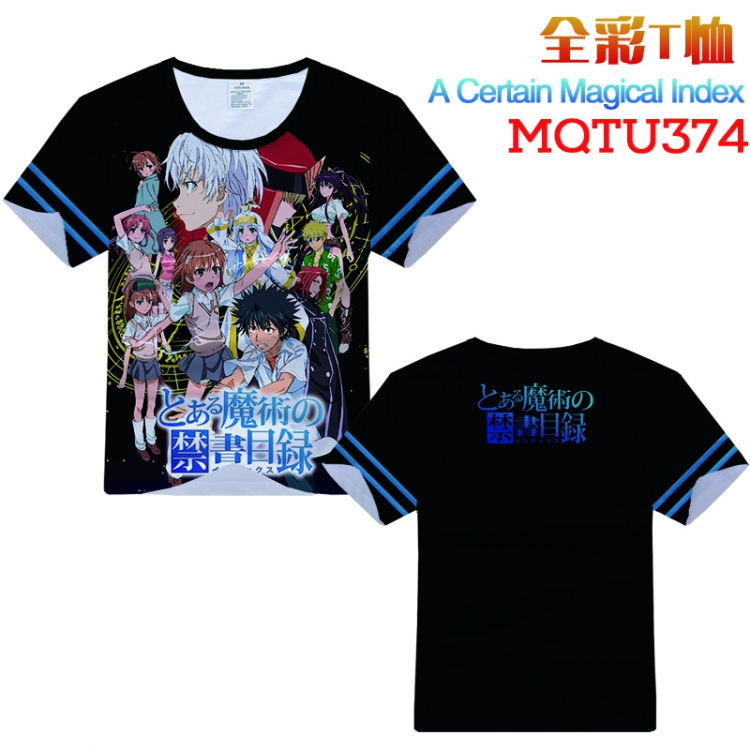 A Certain Magical Index Full color printed short-sleeved T-shirt S M L XL XXL XXXL MQTU374