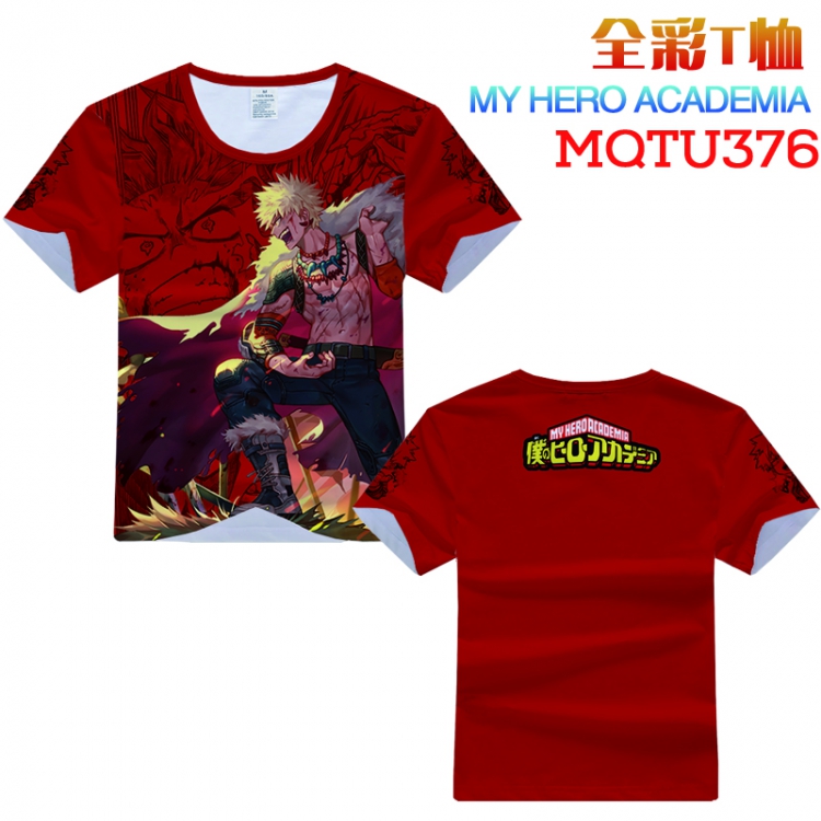 My Hero Academia Full color printed short-sleeved T-shirt S M L XL XXL XXXL MQTU377
