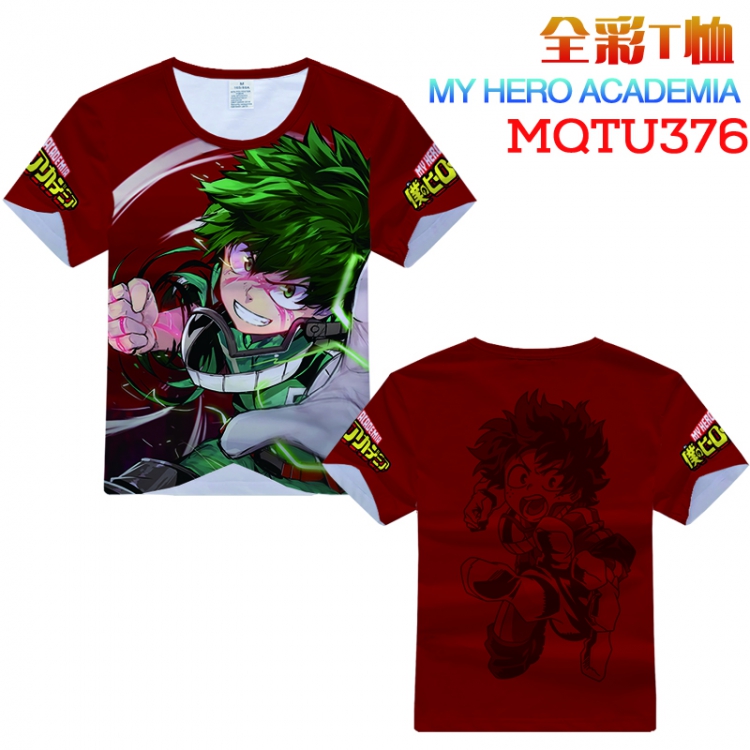 My Hero Academia Full color printed short-sleeved T-shirt S M L XL XXL XXXL MQTU376