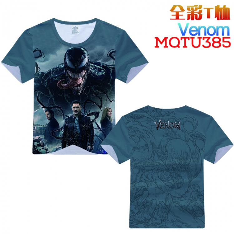 Venom Full color printed short-sleeved T-shirt S M L XL XXL XXXL MQTU385