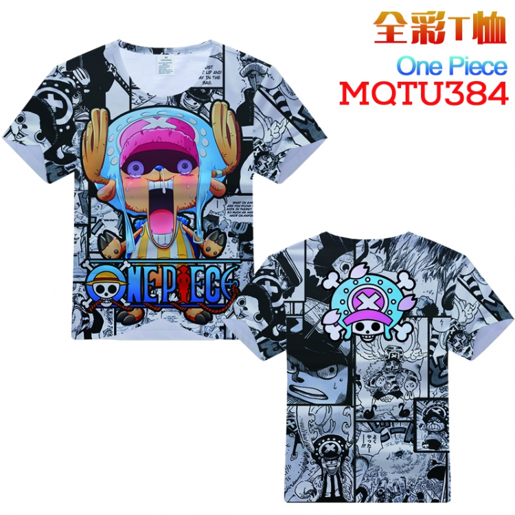 One Piece Full color printed short-sleeved T-shirt S M L XL XXL XXXL MQTU384