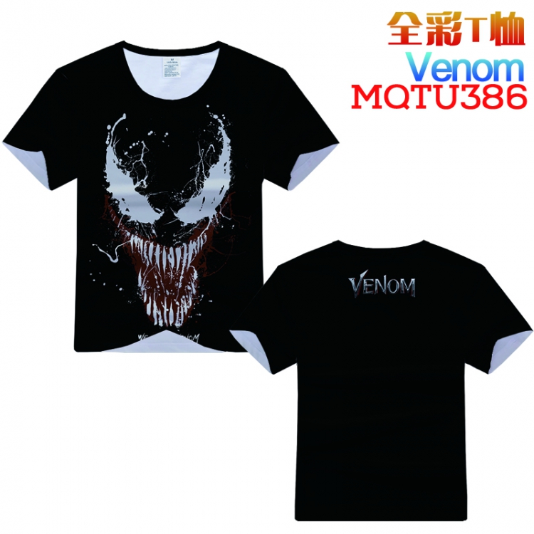 Venom Full color printed short-sleeved T-shirt S M L XL XXL XXXL MQTU386