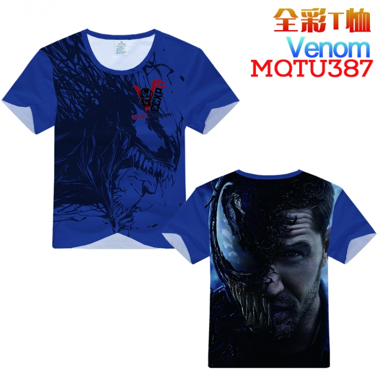 Venom Full color printed short-sleeved T-shirt S M L XL XXL XXXL MQTU387