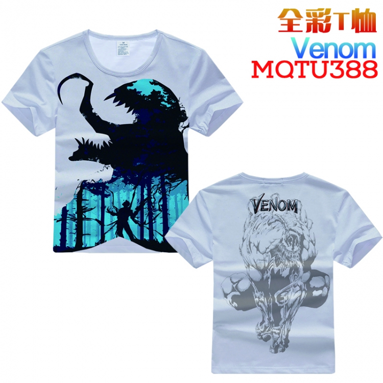 Venom Full color printed short-sleeved T-shirt S M L XL XXL XXXL MQTU388