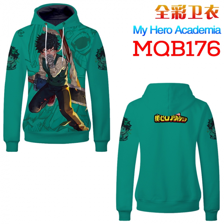 My Hero Academia Full color long sleeve with hat sweater M L XL XXL XXXL MQB176