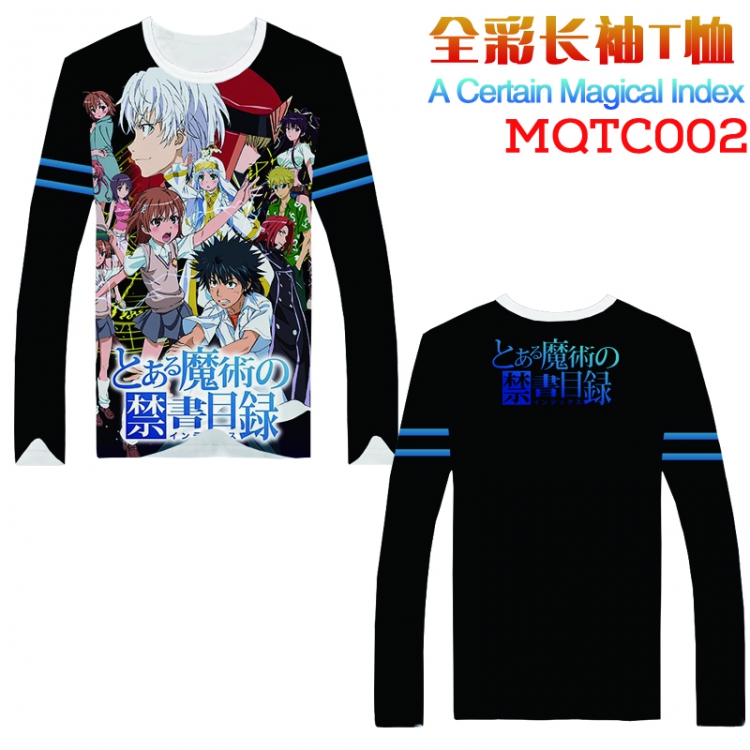 A Certain Magical Index Full color long sleeve t-shirt M L XL XXL XXXL MQTC002