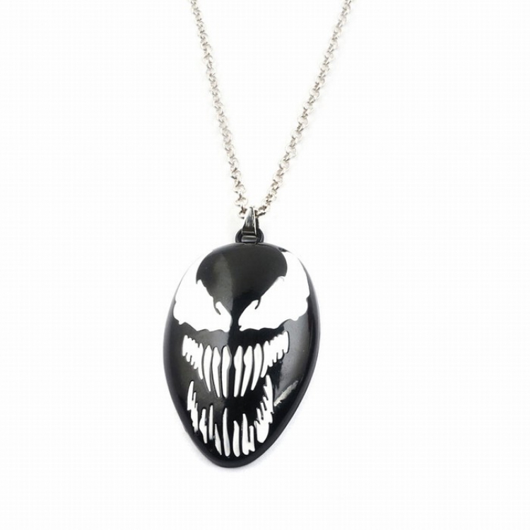 Venom Alloy Black Spider Pendant Necklace Opp bag 1.8X7.5CM  37g price for 5 pcs