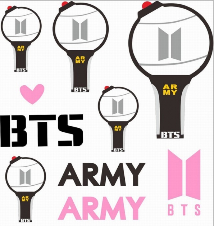 BTS Mobile phone sticker OPP bag price for 20 pcs