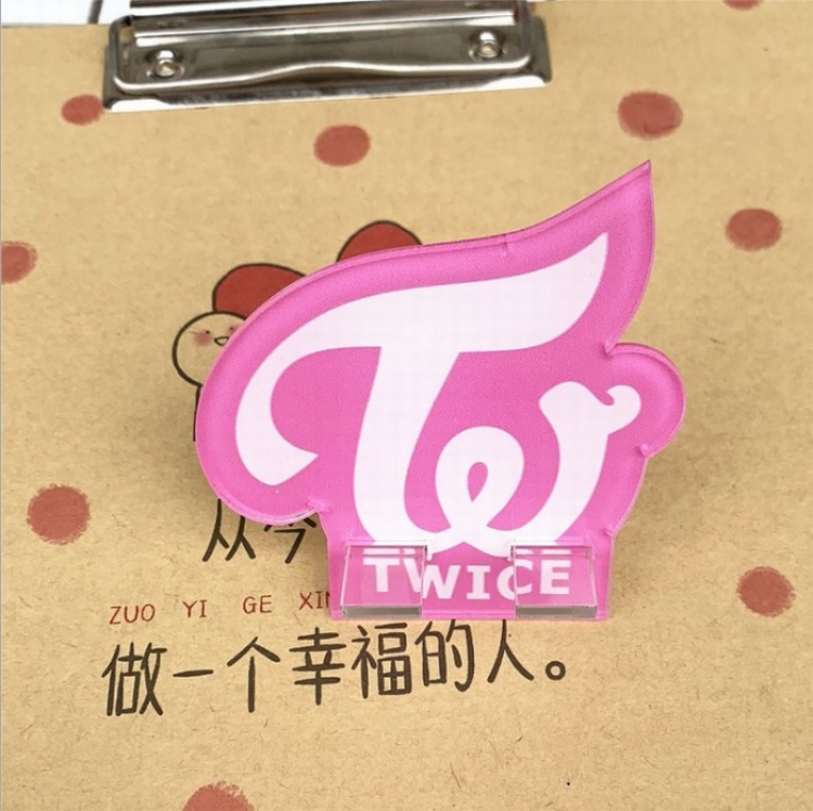 Twice Acrylic mobile phone bracket OPP bag Decoration 8CM price for 10 pcs