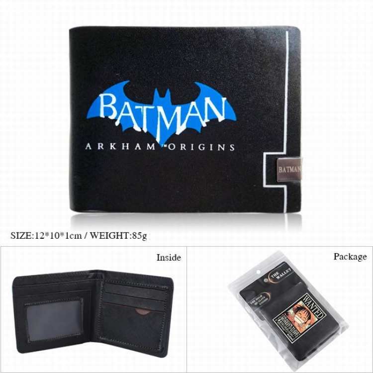 Batman Full color printed short wallet Purse 12X10X1CM 85G